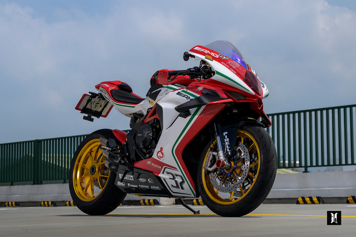 HARMONIZE HMN-F3 TS winglets for MV Agusta F3, detail view