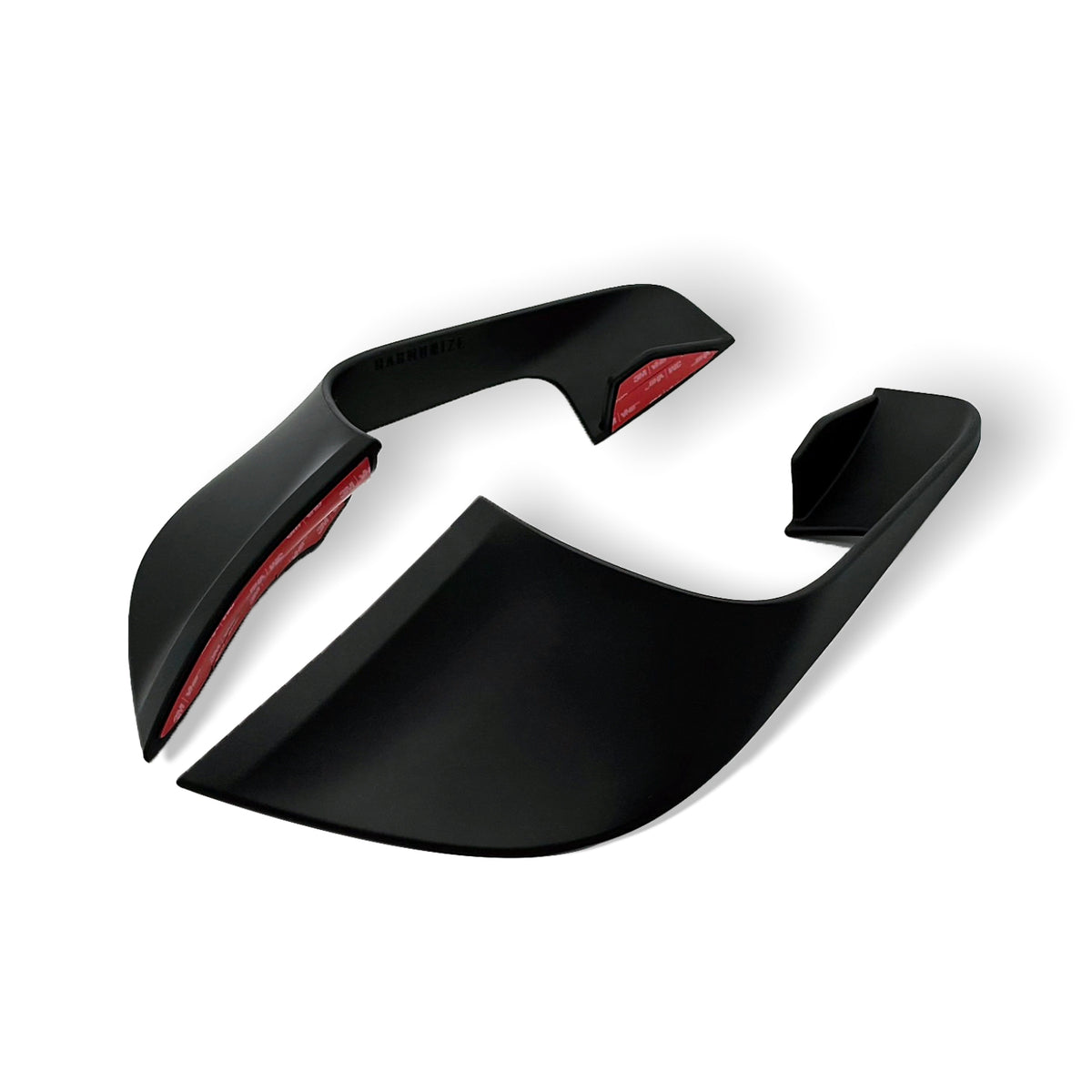 HARMONIZE MotoTech aerodynamic winglets for Yamaha YZF-R7, MotoGP-inspired design developed using CFD simulation to enhance downforce and high-speed stability